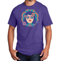 Retro Groovy Girl T-shir Basic T-shirt | Artistshot