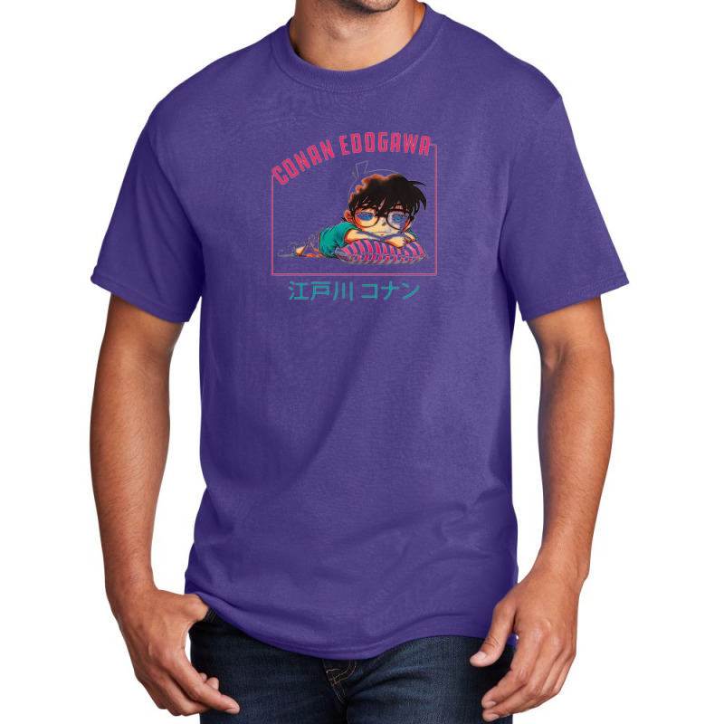 Sleepy Conan (detective Conan) Basic T-shirt by AaronMann | Artistshot