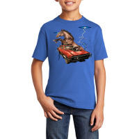 American Muscle Cars - Thunderstorm Car - Auto Mechanic Gift Basic Youth T-shirt | Artistshot