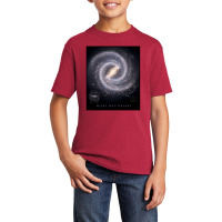 Milky Way Galaxy Map Hd Basic Youth T-shirt | Artistshot