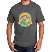 Kick The 'grateful' Rainbow Basic T-shirt | Artistshot