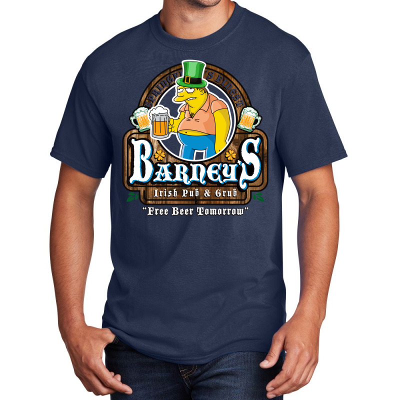 Barney's Irish Pub And Grub Basic T-shirt by ljusikryanzp | Artistshot