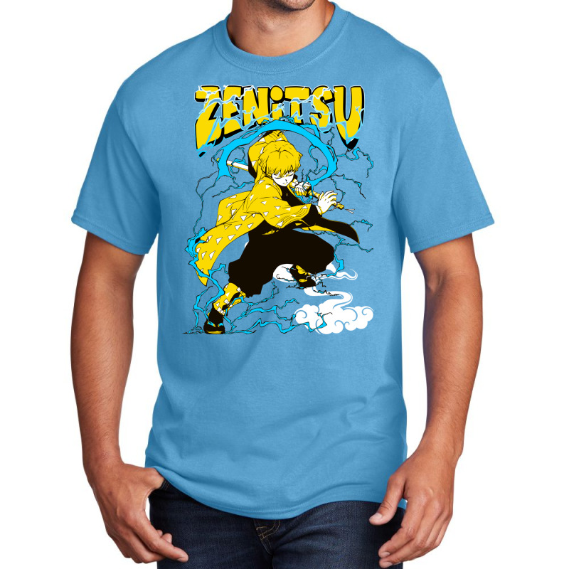 Thunder Boy Zeni Demon Killer Basic T-shirt by meqipirdasc | Artistshot