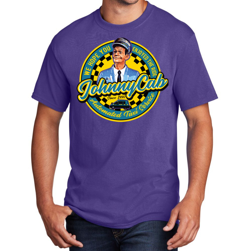 Johnnycab Automated Taxi Service Basic T-shirt by kebabbmkhabar | Artistshot