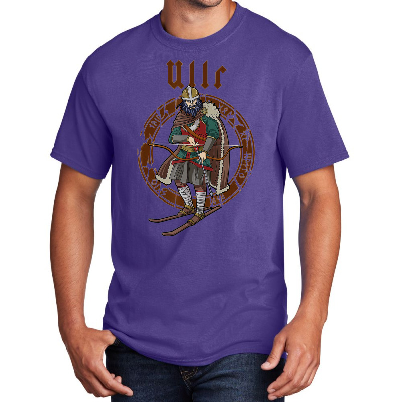 Ullr  God Of Archery  Viking Gifts Hunting Ski Basic T-shirt | Artistshot