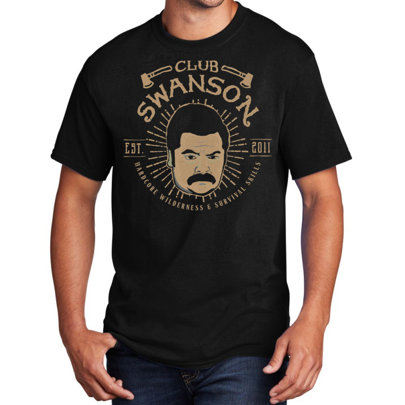 Club Swanson Basic T-shirt by ljusikryanzp | Artistshot