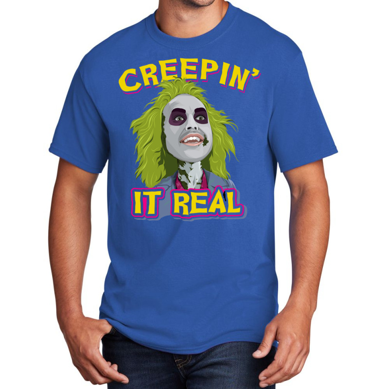 Creepin It Real Basic T-shirt by ljusikryanzp | Artistshot