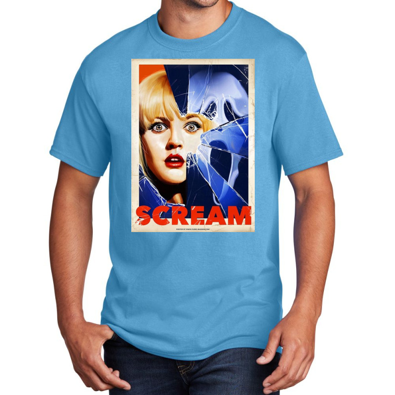 Scream Basic T-shirt by Alan Reilly | Artistshot