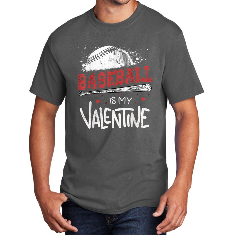 Happy Valentines Day 2020 Baseball Is My Valentine Basic T-shirt | Artistshot