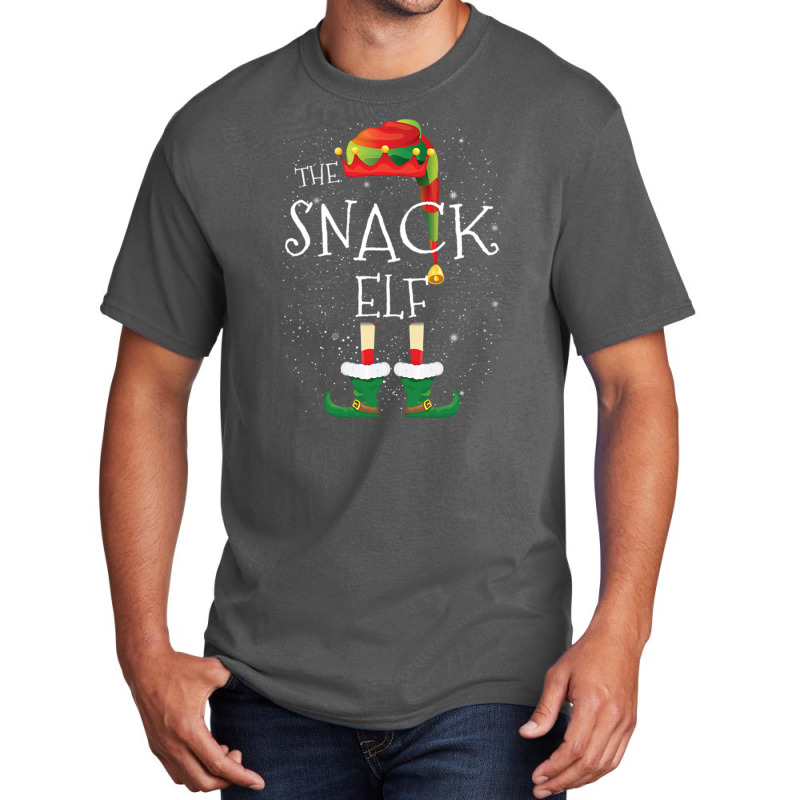 Snack Elf Family Matching Christmas Group Funny Pajama Gift Basic T-shirt | Artistshot