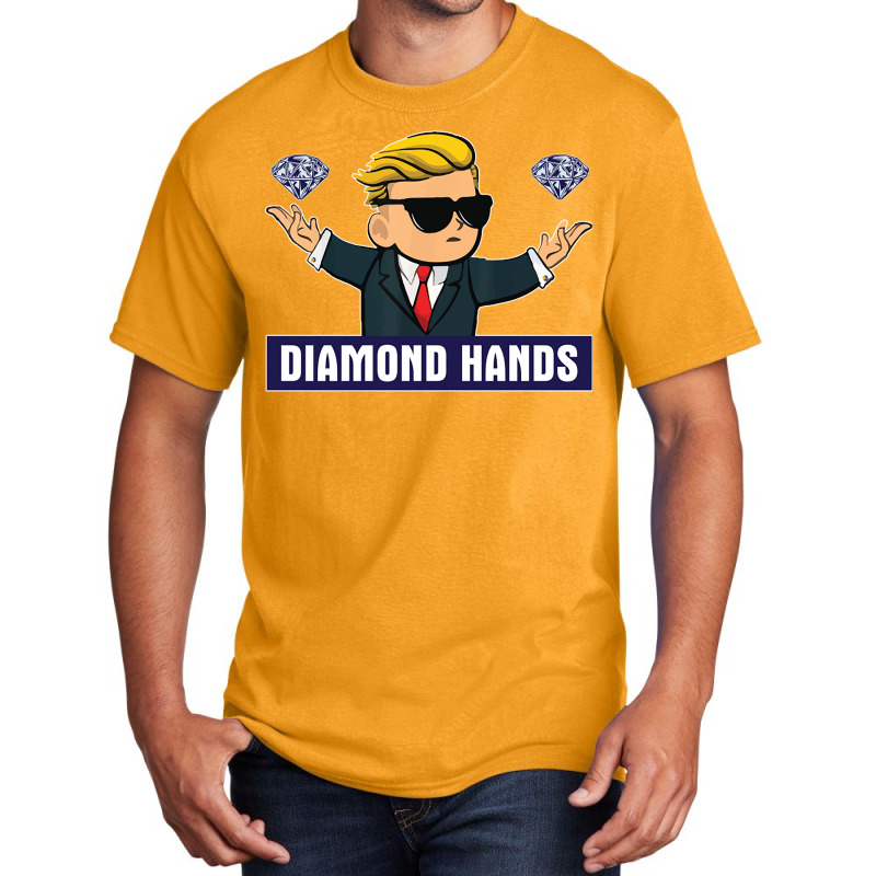 Wallstreetbets Diamond Hands Basic T-shirt | Artistshot