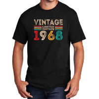 Vintage 1968 54 Year Old Gifts Limited Edition 54th Birthday Basic T-shirt | Artistshot