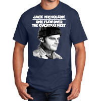 One Flew Over The Cuckoo's Nest With Title Illustration Basic T-shirt | Artistshot