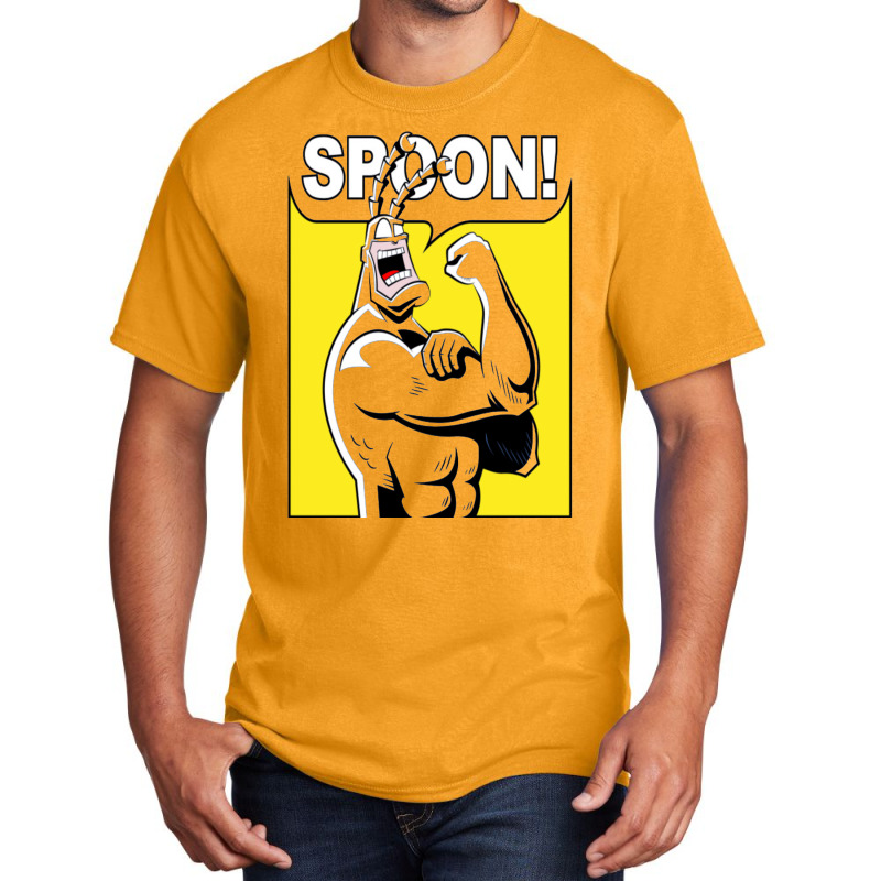 Spoon! The Tick Basic T-shirt | Artistshot