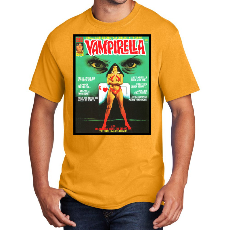 Yes! Another Great Vintage Vampirella Magazine Cov Basic T-shirt by misaamedomoz | Artistshot