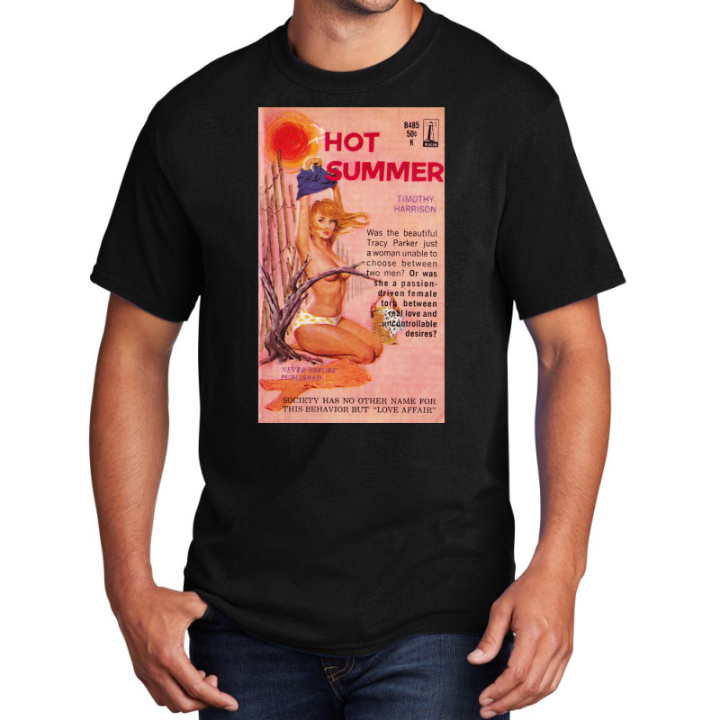 Vintage 1960's Softcore Sleazy Paperback Cover 1 Basic T-shirt | Artistshot