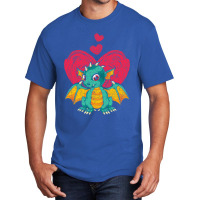 Fantasy Animal Dragon Lover Hearts Cute Dragon Basic T-shirt | Artistshot