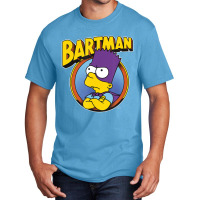 The Simpsons Bartman Hero Shot C2 Basic T-shirt | Artistshot