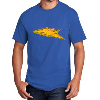 Silhouette Tiles Of An Old Folding Paper Airplanes Basic T-shirt | Artistshot