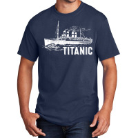 Rms Titanic Ship Tee Perfect Gift Idea Youth Vinta Basic T-shirt | Artistshot