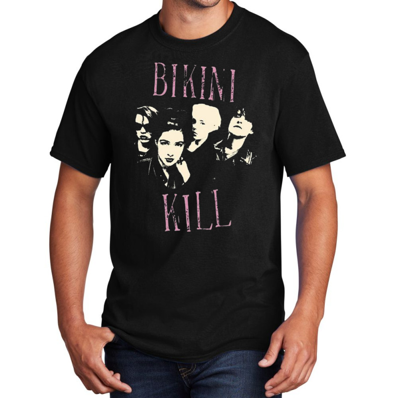 Bikini Kill Four People Basic T-shirt by GiaMuller | Artistshot