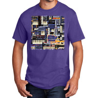 Synthesizer Lover Artwork Basic T-shirt | Artistshot