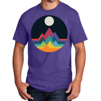 Whimsical Mountains Basic T-shirt | Artistshot