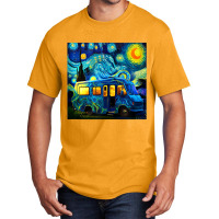 Caravan Camping Rv Trailer Van Starry Night Van Go Basic T-shirt | Artistshot