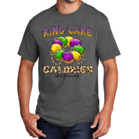 Funny Mardi Gras King Cake Calories Don't Count Pr Basic T-shirt | Artistshot