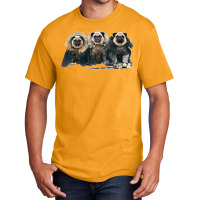 Pug Of Thrones Basic T-shirt | Artistshot