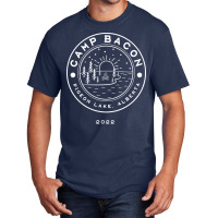 Camp Bacon 2022 White Small Basic T-shirt | Artistshot