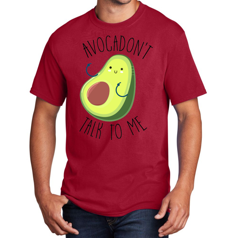 Avocadont Talk To Me Blue Basic T-shirt | Artistshot