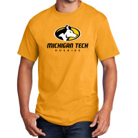 Michigan Tech Huskies Basic T-shirt | Artistshot