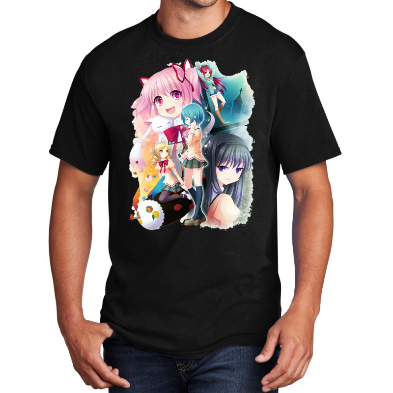 Puella Magi Madoka Magica Anime 1 Basic T-shirt by xaahiradada3 | Artistshot