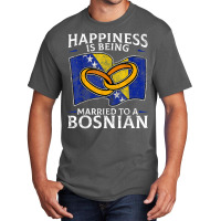 Bosnia And Herzegovina Marriage Bosnian Herzegovin Basic T-shirt | Artistshot