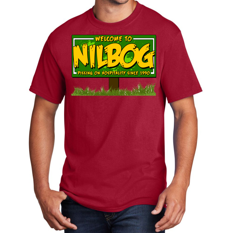 Nilbog! Basic T-shirt | Artistshot