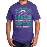 Barber Shop Haircut Beard Hairdresser Gift Summer Basic T-shirt | Artistshot