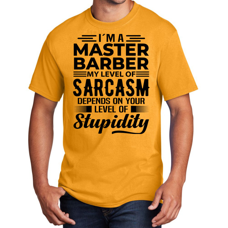 Im A Master Barber Hipster Basic T-shirt | Artistshot