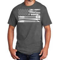 Bbq Flag Aesthetic Basic T-shirt | Artistshot