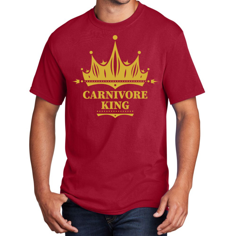 Carnivore King Meat Lover Bbq Pit Master Rancher H Basic T-shirt by strosesimonsf | Artistshot