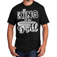 King Of The Grill Bbq Grilling Outdoor Cooking Quo Basic T-shirt | Artistshot