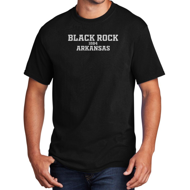 Black Rock Arkansas Basic T-shirt by PenelopeSmith | Artistshot