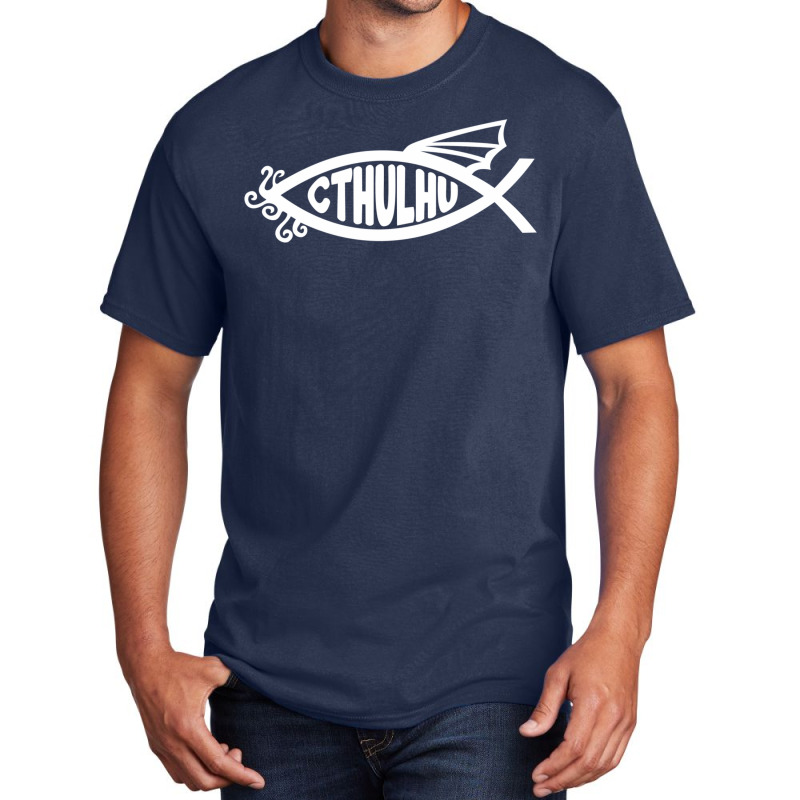 Cthulhu Fish Basic T-shirt | Artistshot