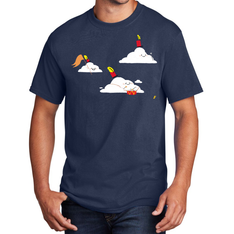 Parade Of Clouds Nostalgia Basic T-shirt by strosesimonsf | Artistshot