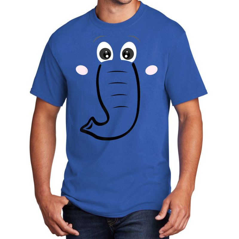 Elephant Face, Cartoon Style, Easy Halloween Costu Basic T-shirt | Artistshot