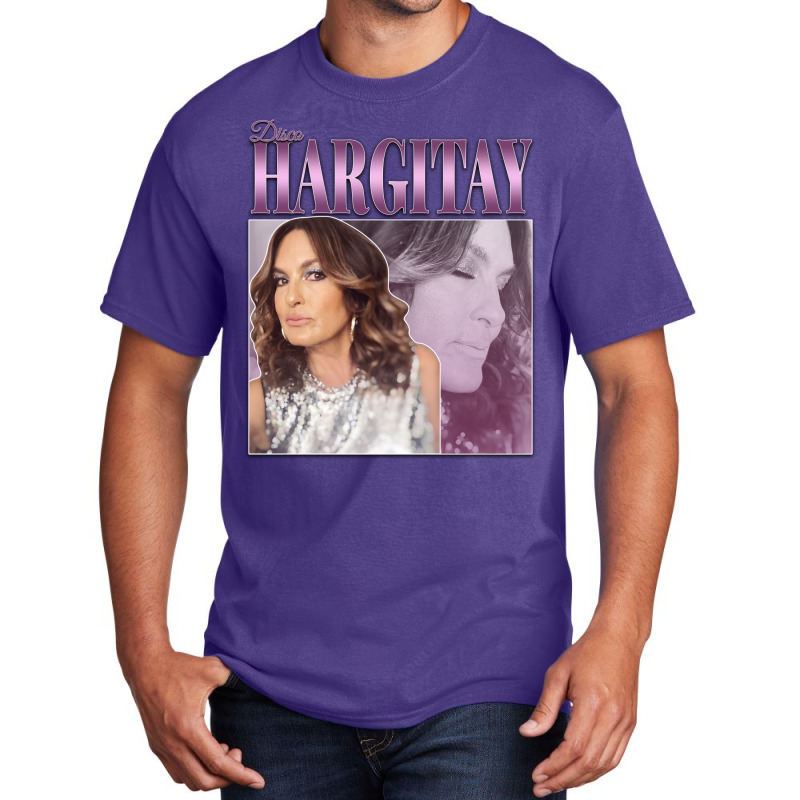 Disco Mariska Hargitay 90s Inspired Vintage Homage Basic T-shirt by lehnenbeytutl | Artistshot