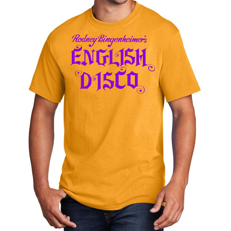 Bingenheimer's English Disco Basic T-shirt by salvanspiza3 | Artistshot