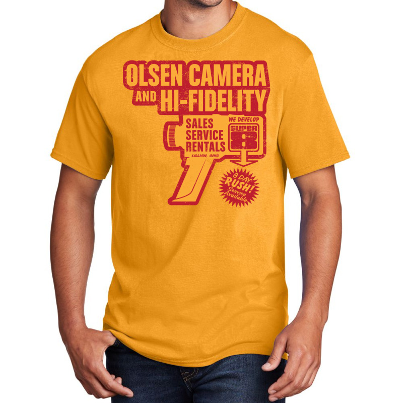 Olsen Camera Basic T-shirt by gulfanarkamg | Artistshot