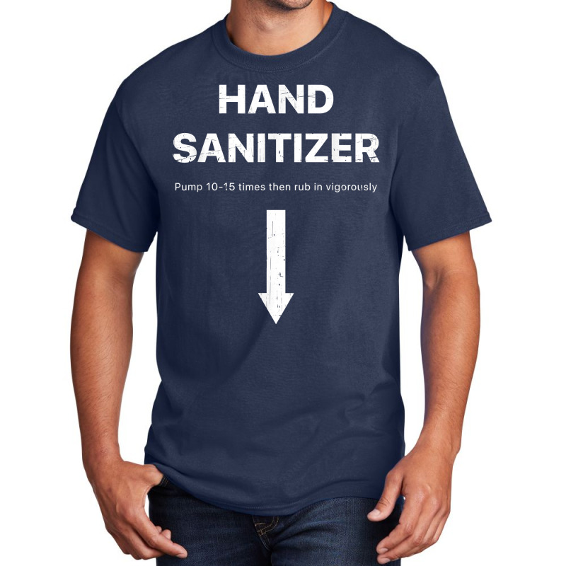 Mens Hand Sanitizer Funny Adult Humor Mens Xmas Ga Basic T-shirt by tamicam | Artistshot