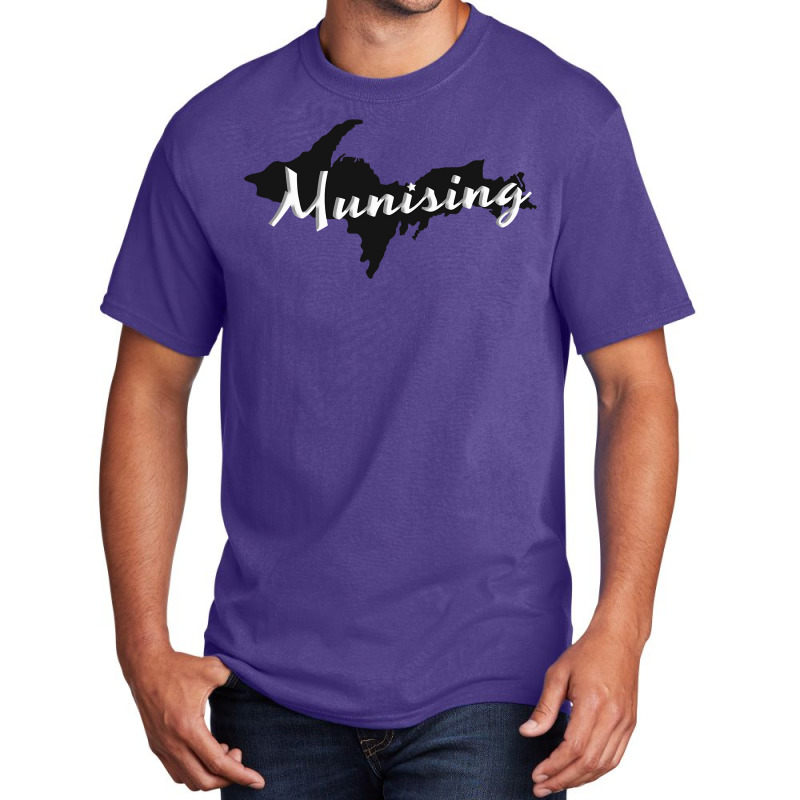 Munising Up Upper Peninsula Michigan Graphic Yoope Basic T-shirt | Artistshot